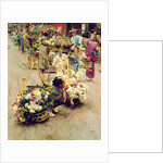 The Flower Market, Tokyo, 1892 by Robert Frederick Blum