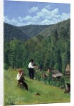 The Farmer and His Son at Harvesting, 1879 by Thomas Pollock Anschutz