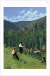 The Farmer and His Son at Harvesting, 1879 by Thomas Pollock Anschutz