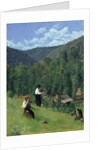 The Farmer and His Son at Harvesting, 1879 by Thomas Pollock Anschutz