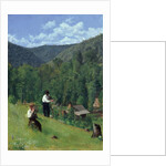 The Farmer and His Son at Harvesting, 1879 by Thomas Pollock Anschutz