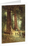In the Redwoods, 1899 by Thomas Hill