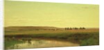 A Wagon Train on the Plains by Thomas Worthington Whittredge