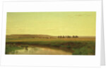 A Wagon Train on the Plains by Thomas Worthington Whittredge