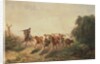 Union Drover with Cattle for the Army, 1860 by Otto Sommer