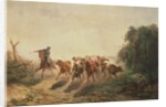 Union Drover with Cattle for the Army, 1860 by Otto Sommer