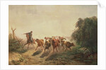 Union Drover with Cattle for the Army, 1860 by Otto Sommer