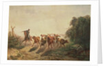Union Drover with Cattle for the Army, 1860 by Otto Sommer