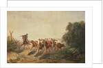 Union Drover with Cattle for the Army, 1860 by Otto Sommer