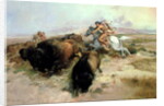 Buffalo Hunt, 1897 by Charles Marion Russell