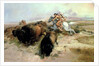 Buffalo Hunt, 1897 by Charles Marion Russell