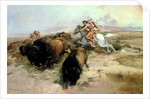 Buffalo Hunt, 1897 by Charles Marion Russell