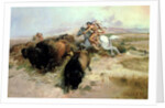 Buffalo Hunt, 1897 by Charles Marion Russell