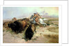 Buffalo Hunt, 1897 by Charles Marion Russell
