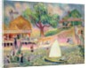 The Green Beach Cottage, Belport, Long Island by William James Glackens