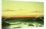 Seascape: Sunset, 1861 by Martin Johnson Heade