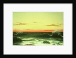 Seascape: Sunset, 1861 by Martin Johnson Heade