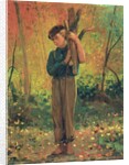Boy Holding Logs, 1873 by Winslow Homer