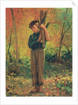 Boy Holding Logs, 1873 by Winslow Homer