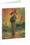 Boy Holding Logs, 1873 by Winslow Homer