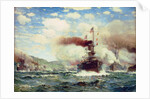 Naval Battle Explosion by James Gale Tyler