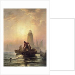 Fish Pond, Orient Bay, Long Island by Edward Moran