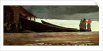 Watching a Storm on the English Coast by Winslow Homer