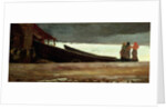 Watching a Storm on the English Coast by Winslow Homer