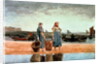 Two Girls on the Beach, Tynemouth, 1891 by Winslow Homer