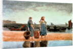 Two Girls on the Beach, Tynemouth, 1891 by Winslow Homer