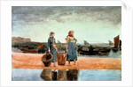 Two Girls on the Beach, Tynemouth, 1891 by Winslow Homer