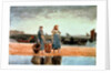 Two Girls on the Beach, Tynemouth, 1891 by Winslow Homer
