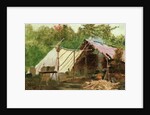 Camp in the Maine Wood, No.3, 1879 by John George Brown