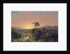 Sunset in Equador by Frederic Edwin Church