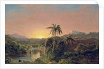 Sunset in Equador by Frederic Edwin Church