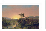 Sunset in Equador by Frederic Edwin Church