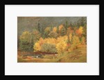 Autumn by the Brook, 1855 by Jasper Francis Cropsey