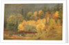 Autumn by the Brook, 1855 by Jasper Francis Cropsey