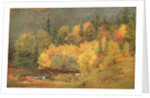 Autumn by the Brook, 1855 by Jasper Francis Cropsey