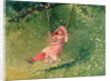 Girl on a Swing by Winslow Homer