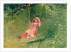 Girl on a Swing by Winslow Homer