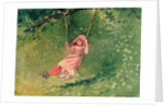Girl on a Swing by Winslow Homer