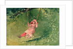Girl on a Swing by Winslow Homer