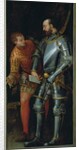 Warrior handing a letter to a page by Veronese