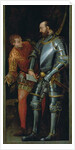 Warrior handing a letter to a page by Veronese