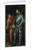 Warrior handing a letter to a page by Veronese