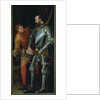 Warrior handing a letter to a page by Veronese