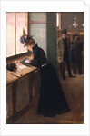 At the Telegraph by Jean Beraud