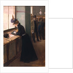 At the Telegraph by Jean Beraud