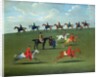 Race Horses exercising in a landscape by James Seymour